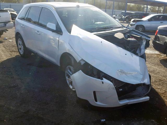 2FMDK3JC7CBA04261 - 2012 FORD EDGE SEL WHITE photo 1