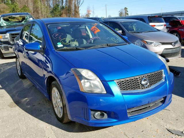 3N1AB6AP0AL643985 - 2010 NISSAN SENTRA E/X BLUE photo 1