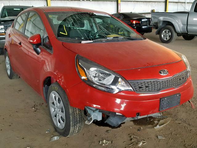 KNADM4A39H6025197 - 2017 KIA RIO LX RED photo 1