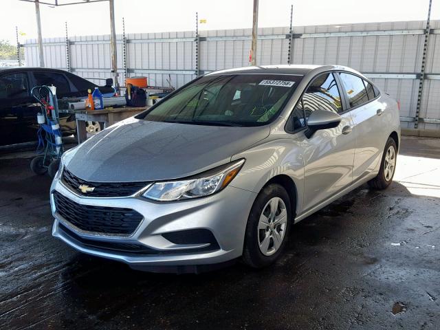 1G1BC5SM3J7179438 - 2018 CHEVROLET CRUZE LS SILVER photo 2