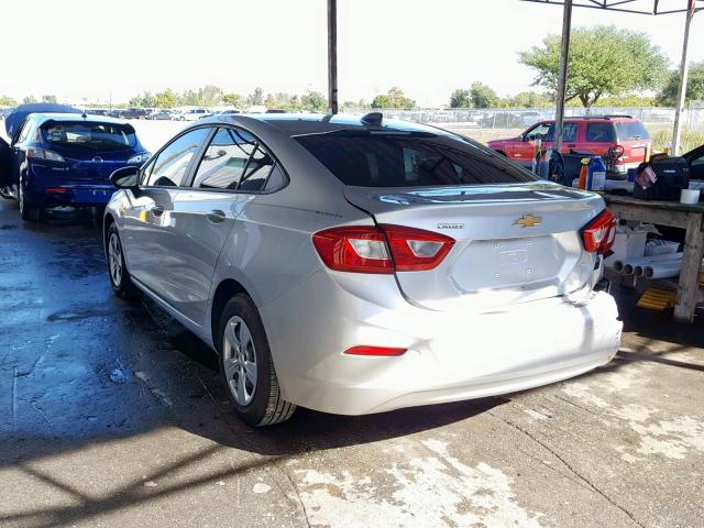 1G1BC5SM3J7179438 - 2018 CHEVROLET CRUZE LS SILVER photo 3