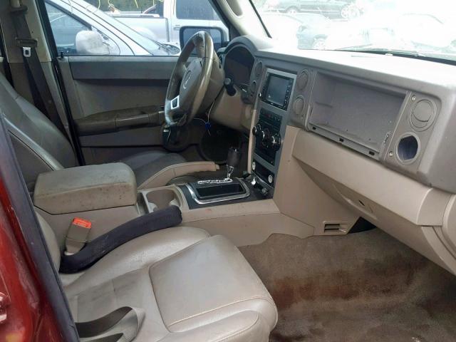 1J8HH48N58C125565 - 2008 JEEP COMMANDER 红色 照片 5
