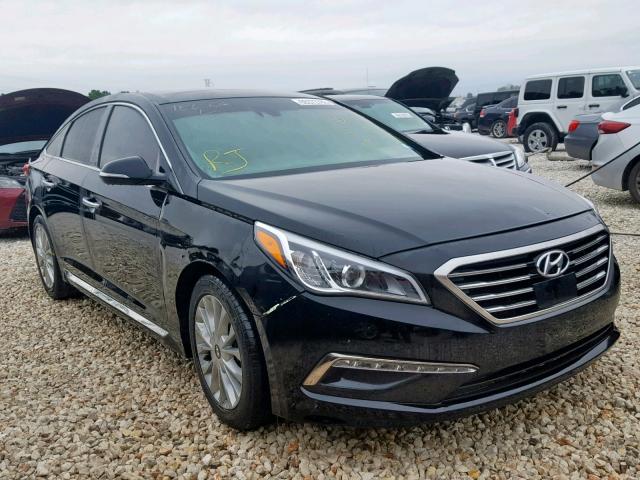 5NPE34AF9FH174376 - 2015 HYUNDAI SONATA SPO BLACK photo 1