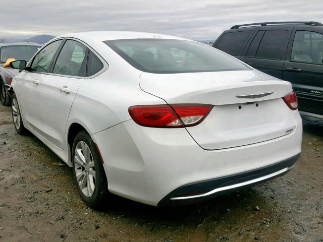 1C3CCCAB2GN154300 - 2016 CHRYSLER 200 LIMITE WHITE photo 3