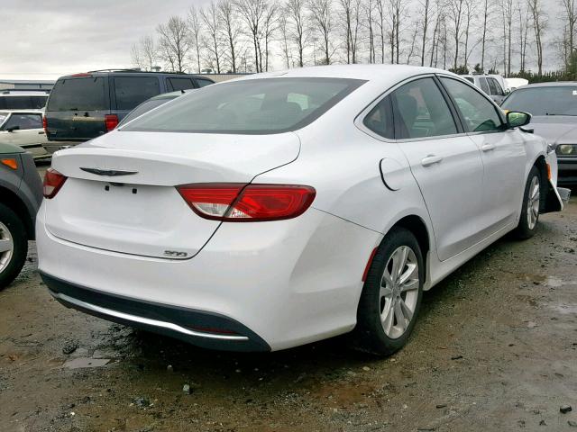 1C3CCCAB2GN154300 - 2016 CHRYSLER 200 LIMITE WHITE photo 4