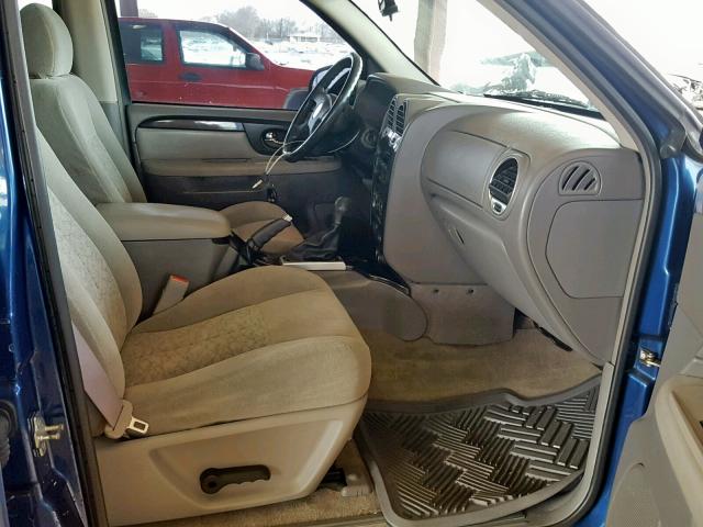 1GKDS13S852173862 - 2005 GMC ENVOY BLUE photo 5