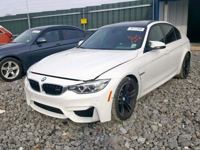 WBS8M9C50G5D30930 - 2016 BMW M3 WHITE photo 2