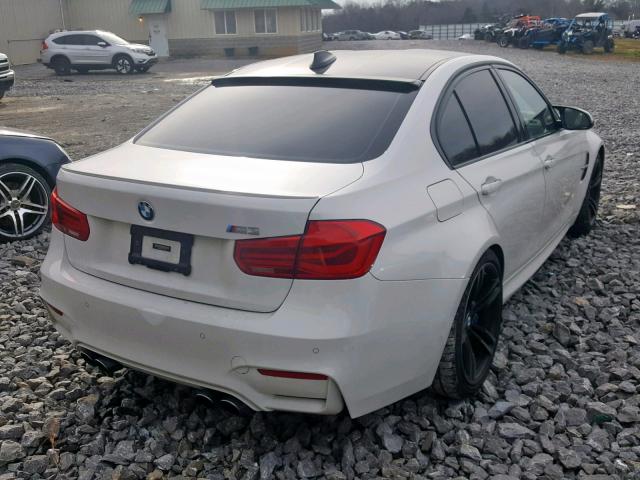 WBS8M9C50G5D30930 - 2016 BMW M3 WHITE photo 4