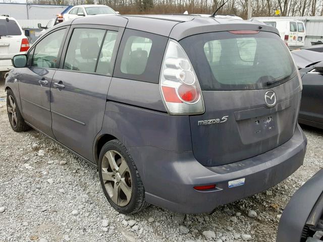 JM1CR293570157772 - 2007 MAZDA 5 CHARCOAL photo 3