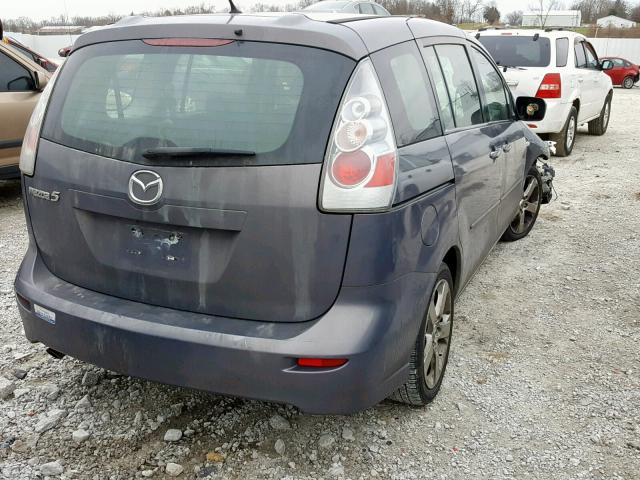 JM1CR293570157772 - 2007 MAZDA 5 CHARCOAL photo 4