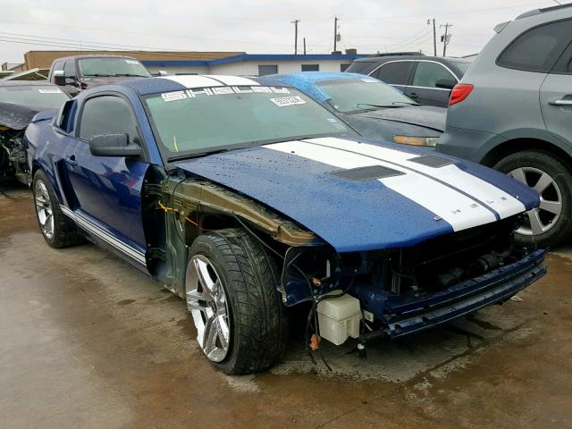 1ZVHT88S795139747 - 2009 FORD MUSTANG SH BLUE photo 1