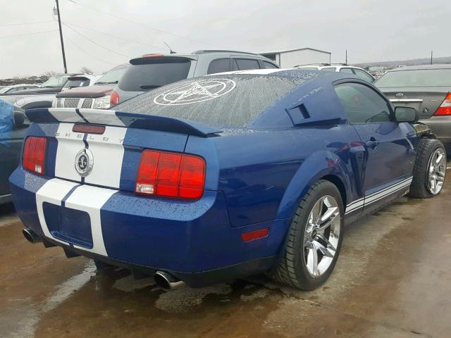1ZVHT88S795139747 - 2009 FORD MUSTANG SH BLUE photo 4