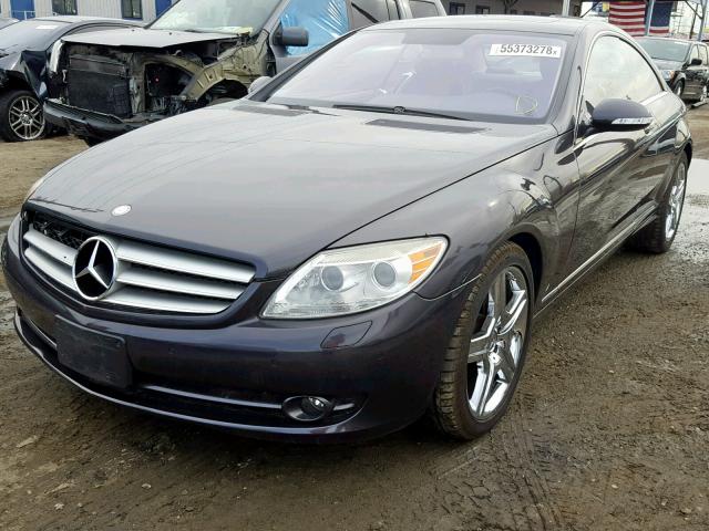 WDDEJ71X77A001230 - 2007 MERCEDES-BENZ CL 550 CHARCOAL photo 2