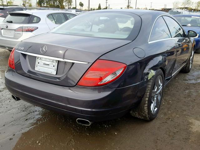 WDDEJ71X77A001230 - 2007 MERCEDES-BENZ CL 550 CHARCOAL photo 4