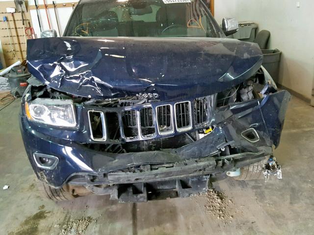 1C4RJFBG6GC393920 - 2016 JEEP GRAND CHER BLUE photo 7