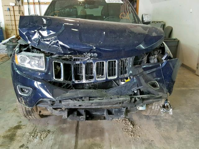 1C4RJFBG6GC393920 - 2016 JEEP GRAND CHER BLUE photo 9