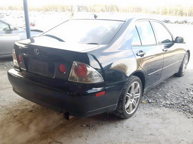 JTHBD182210028844 - 2001 LEXUS IS 300 BLACK photo 4