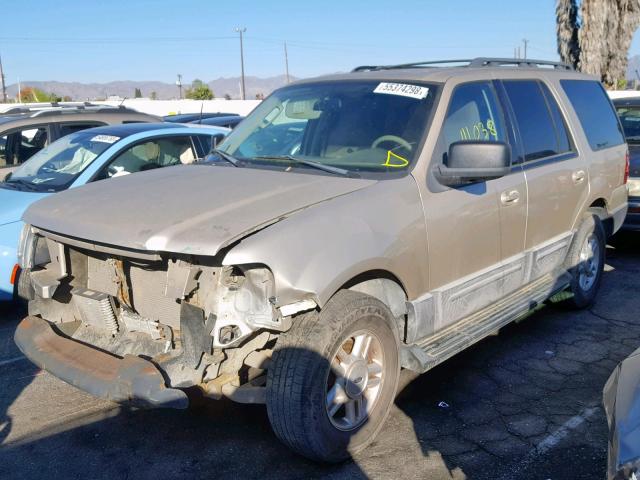 1FMPU15586LA35899 - 2006 FORD EXPEDITION GOLD photo 2