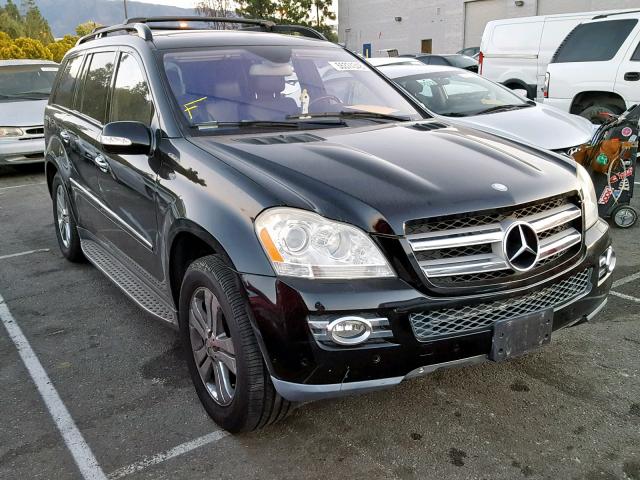 4JGBF71E27A282197 - 2007 MERCEDES-BENZ GL 450 4MA BLACK photo 1