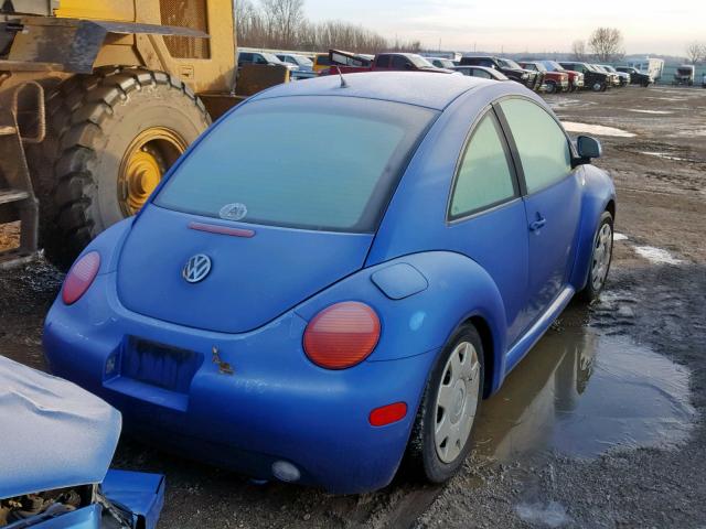 3VWCA21C3XM412528 - 1999 VOLKSWAGEN NEW BEETLE BLUE photo 4