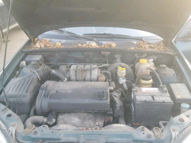 KLATA22661B603913 - 2001 DAEWOO LANOS S BLUE photo 7