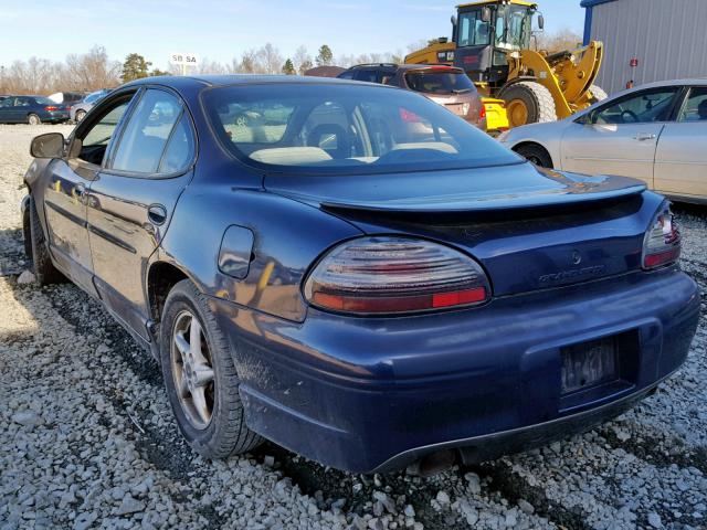 1G2WP52K91F249420 - 2001 PONTIAC GRAND PRIX BLUE photo 3