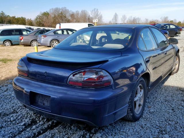 1G2WP52K91F249420 - 2001 PONTIAC GRAND PRIX BLUE photo 4