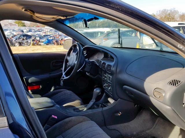 1G2WP52K91F249420 - 2001 PONTIAC GRAND PRIX BLUE photo 5