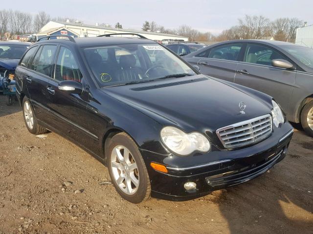 WDBRH81J95F661826 - 2005 MERCEDES-BENZ C 240 SPOR BLACK photo 1