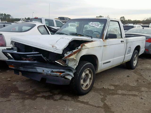 1GTCS14Z7N8516449 - 1992 GMC SONOMA WHITE photo 2