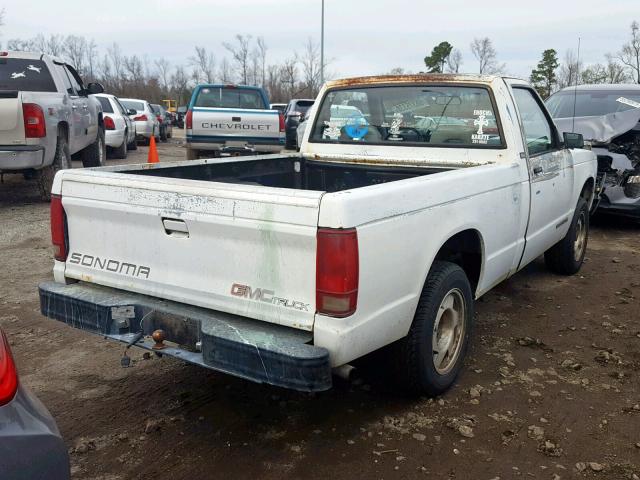 1GTCS14Z7N8516449 - 1992 GMC SONOMA WHITE photo 4