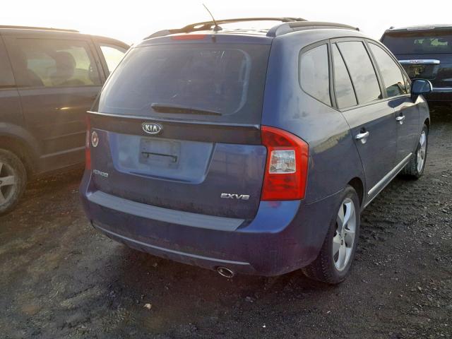 KNAFG526X77106006 - 2007 KIA RONDO LX BLUE photo 4