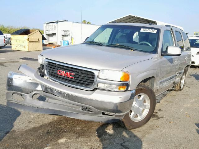 1GKEK13T65R275102 - 2005 GMC YUKON TAN photo 2