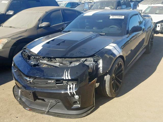 2G1FS1EP3C9800021 - 2012 CHEVROLET CAMARO ZL1 黑色 照片 2