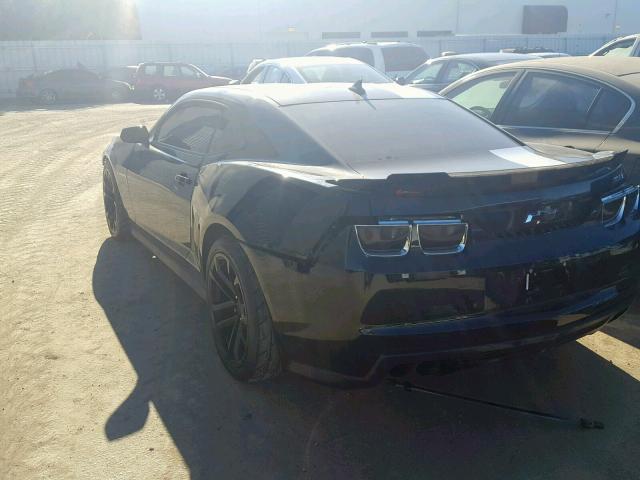 2G1FS1EP3C9800021 - 2012 CHEVROLET CAMARO ZL1 黑色 照片 3