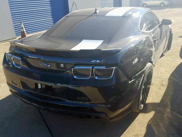 2G1FS1EP3C9800021 - 2012 CHEVROLET CAMARO ZL1 黑色 照片 4