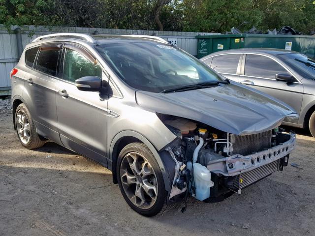 1FMCU0J92EUD98726 - 2014 FORD ESCAPE TIT GRAY photo 1