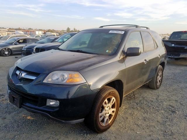 2HNYD18806H527574 - 2006 ACURA MDX TOURIN GRAY photo 2