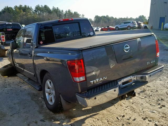 1N6AA0EC0CN311744 - 2012 NISSAN TITAN S GRAY photo 3