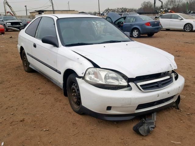 1HGEJ6223XL085401 - 1999 HONDA CIVIC DX WHITE photo 1