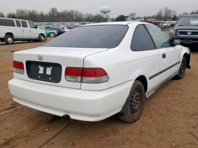 1HGEJ6223XL085401 - 1999 HONDA CIVIC DX WHITE photo 4