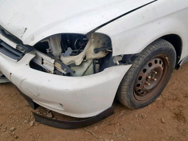 1HGEJ6223XL085401 - 1999 HONDA CIVIC DX WHITE photo 9