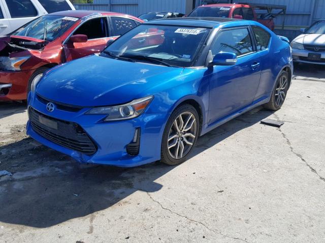 JTKJF5C71E3079637 - 2014 TOYOTA SCION TC Mavi foto 2