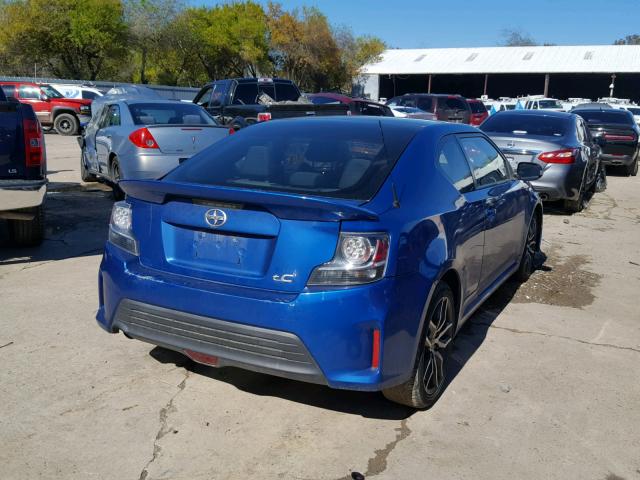 JTKJF5C71E3079637 - 2014 TOYOTA SCION TC Mavi foto 4