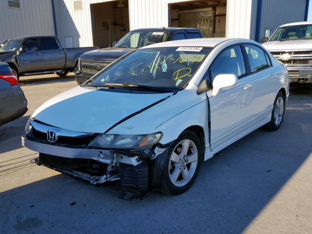 19XFA1F68AE011510 - 2010 HONDA CIVIC WHITE photo 2