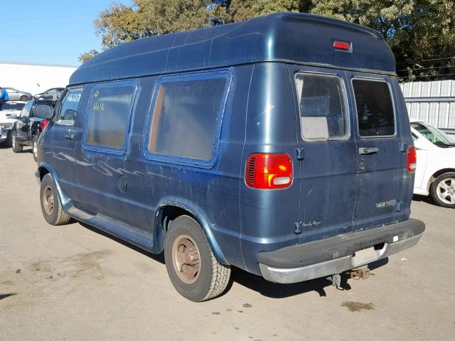 2B6HB11Y1XK506571 - 1999 DODGE RAM VAN B1 BLUE photo 3