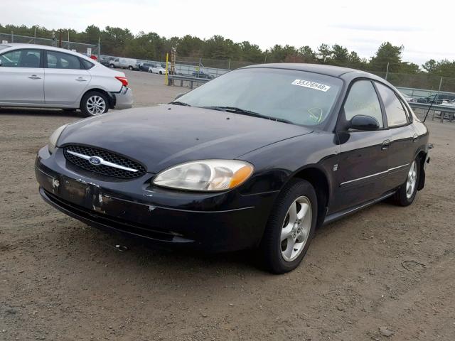 1FAFP55S4YA227426 - 2000 FORD TAURUS SES BLACK photo 2