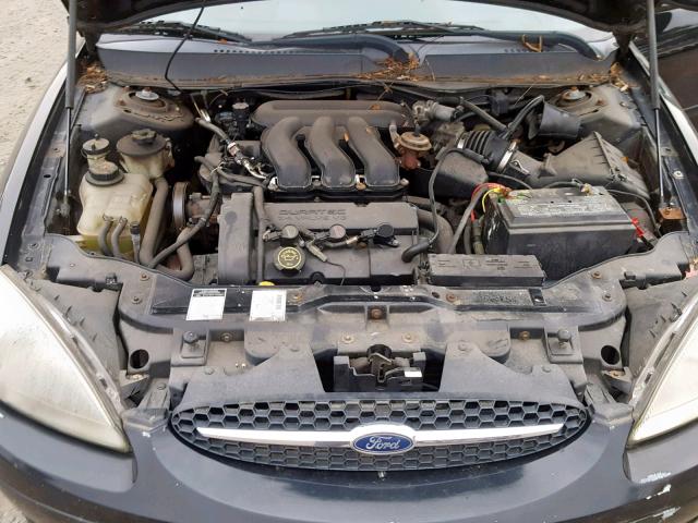 1FAFP55S4YA227426 - 2000 FORD TAURUS SES BLACK photo 7