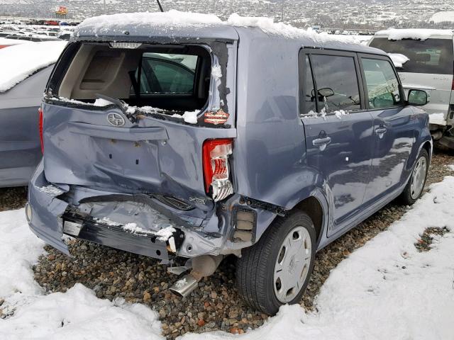 JTLKE50E791070593 - 2009 TOYOTA SCION XB Көк фото 4