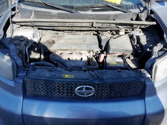 JTLKE50E791070593 - 2009 TOYOTA SCION XB Көк фото 7